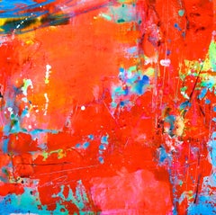 La carte du monde 6, peinture, acrylique sur papier