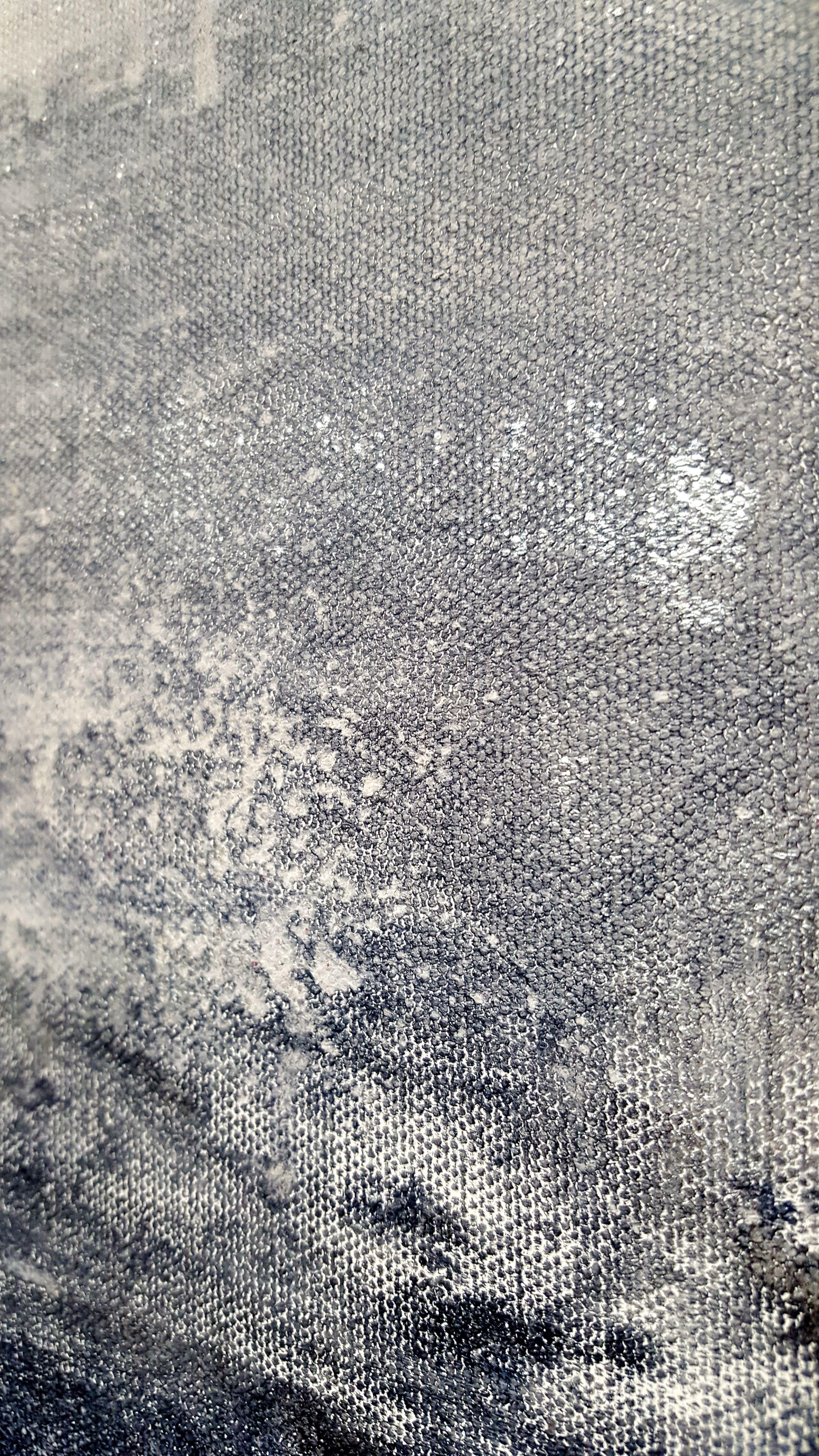 Turbulent Moods, Painting, Acrylic on Canvas - Gray Abstract Painting by Laura Spring
