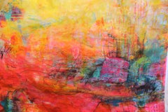 Unapologetically Pink 1, Painting, Acrylic on Paper