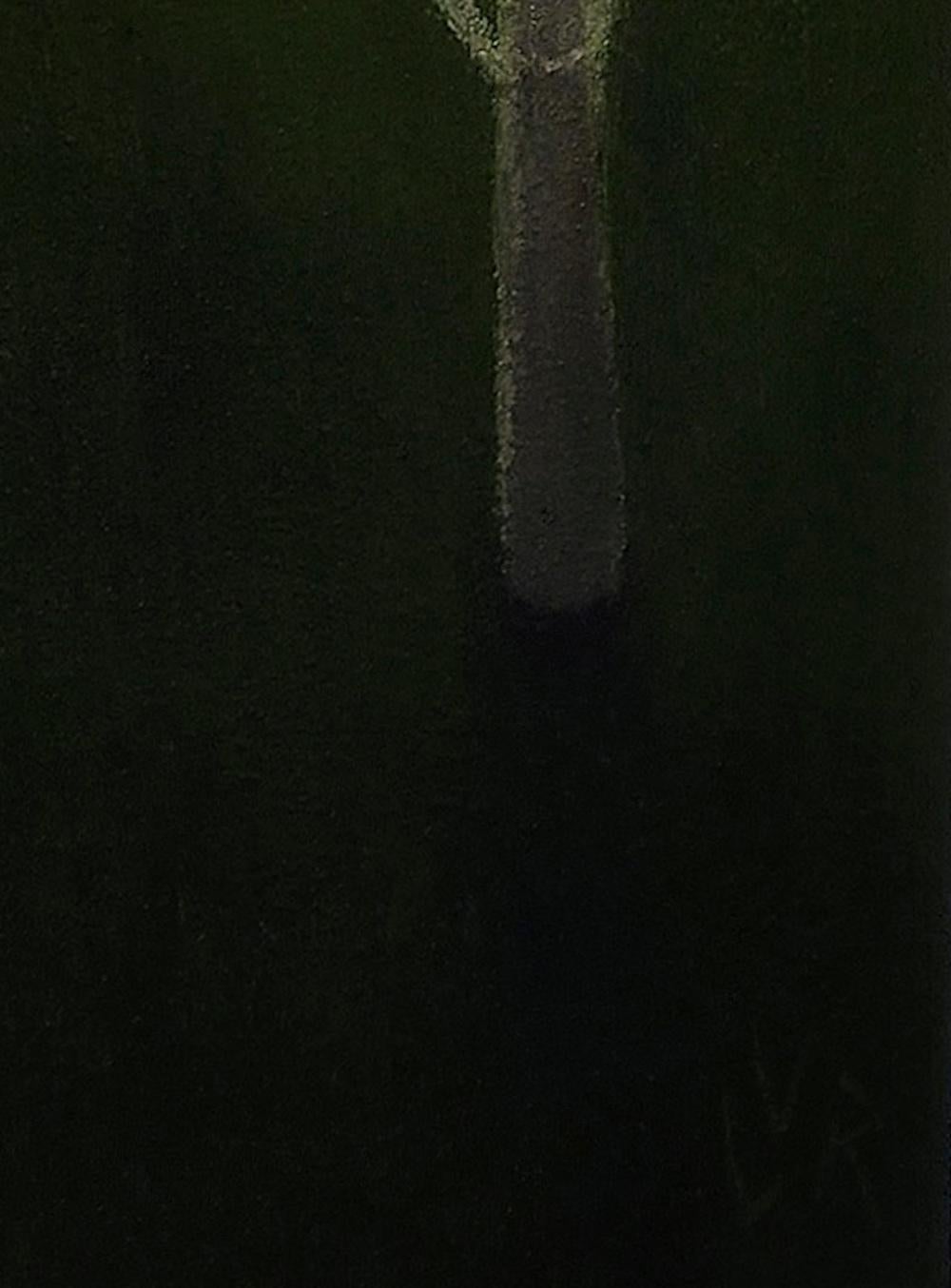 Sich entspannende, surreale grüne pastorale Contemporary American Realist Landscape im Angebot 5
