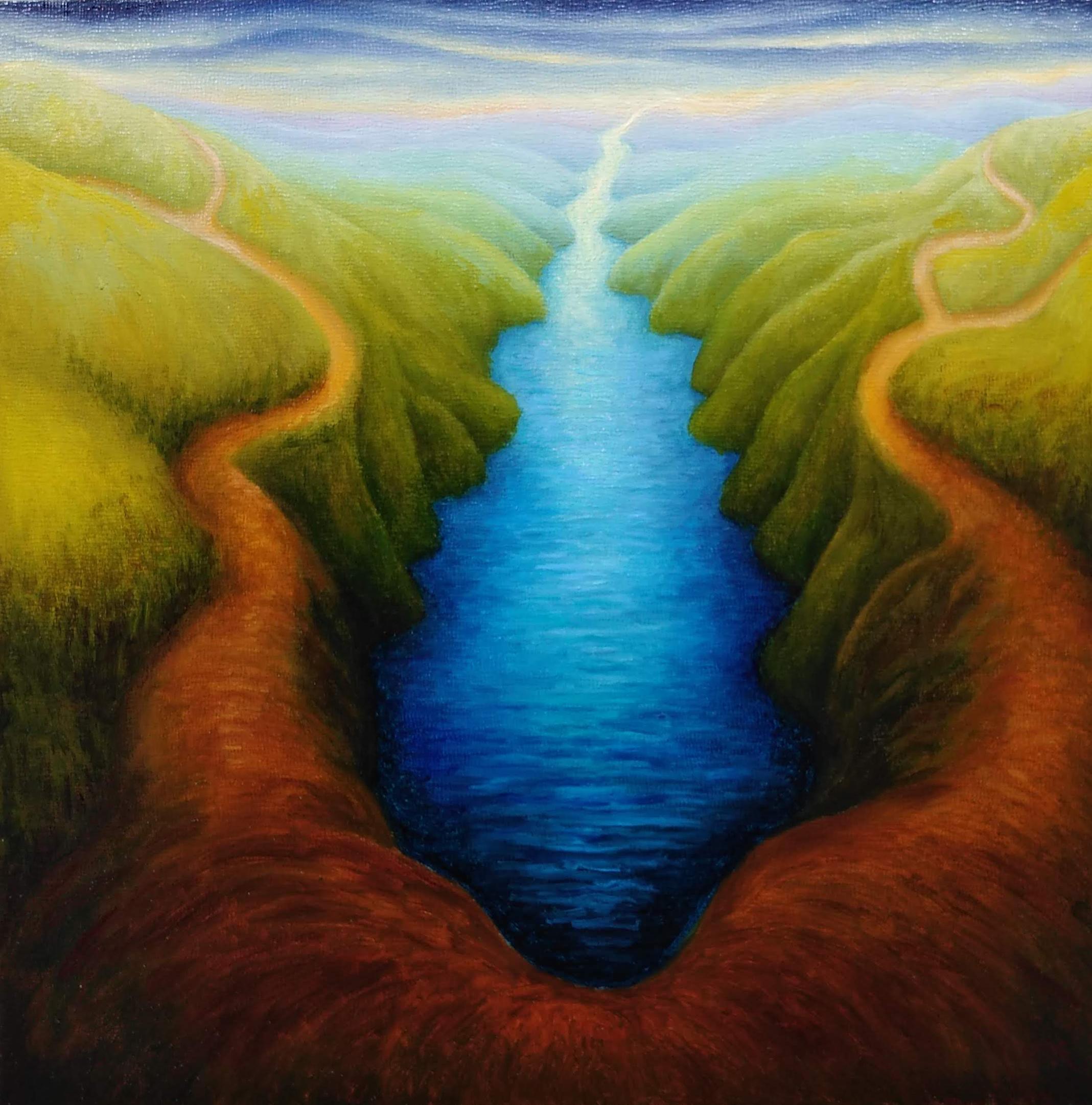 Laura von Rosk Untitled, Deep Ditch (Mini Contemporary Surrealist