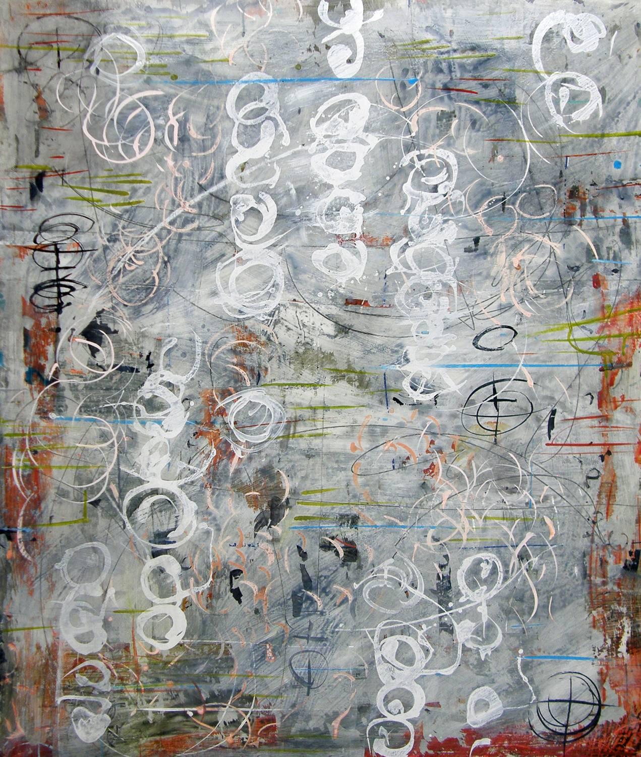 Laura Wait Abstract Painting - Radar