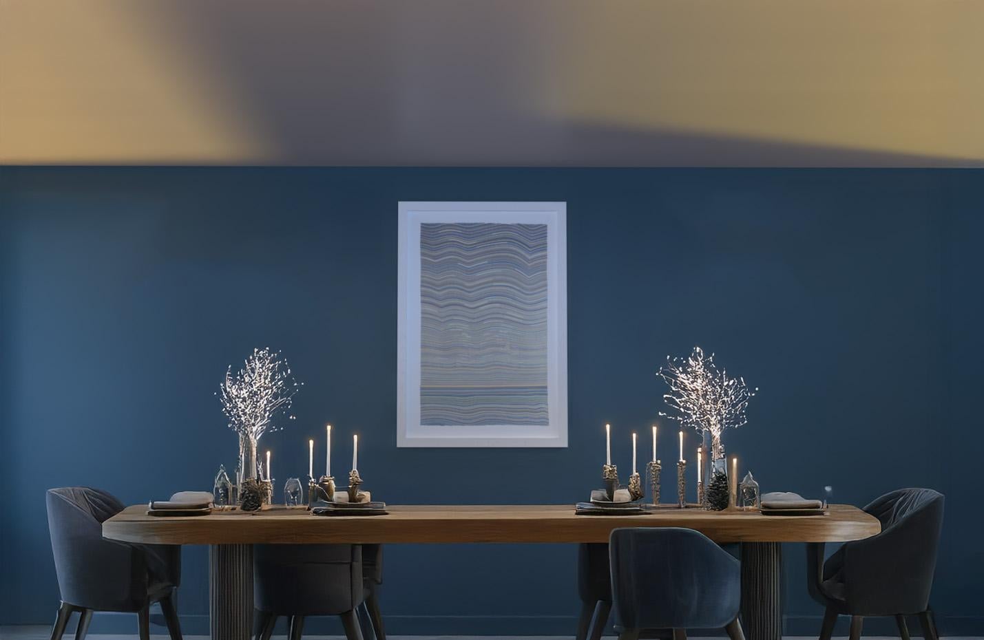 Seaside, Originalgemälde, Abstrakte Kunst, Blumenkunst im Angebot 3
