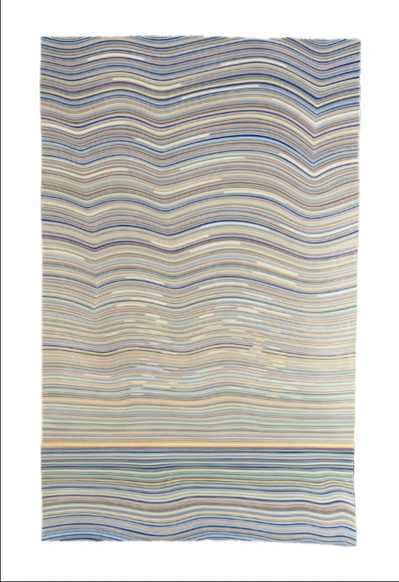 Seaside, Originalgemälde, Abstrakte Kunst, Blumenkunst