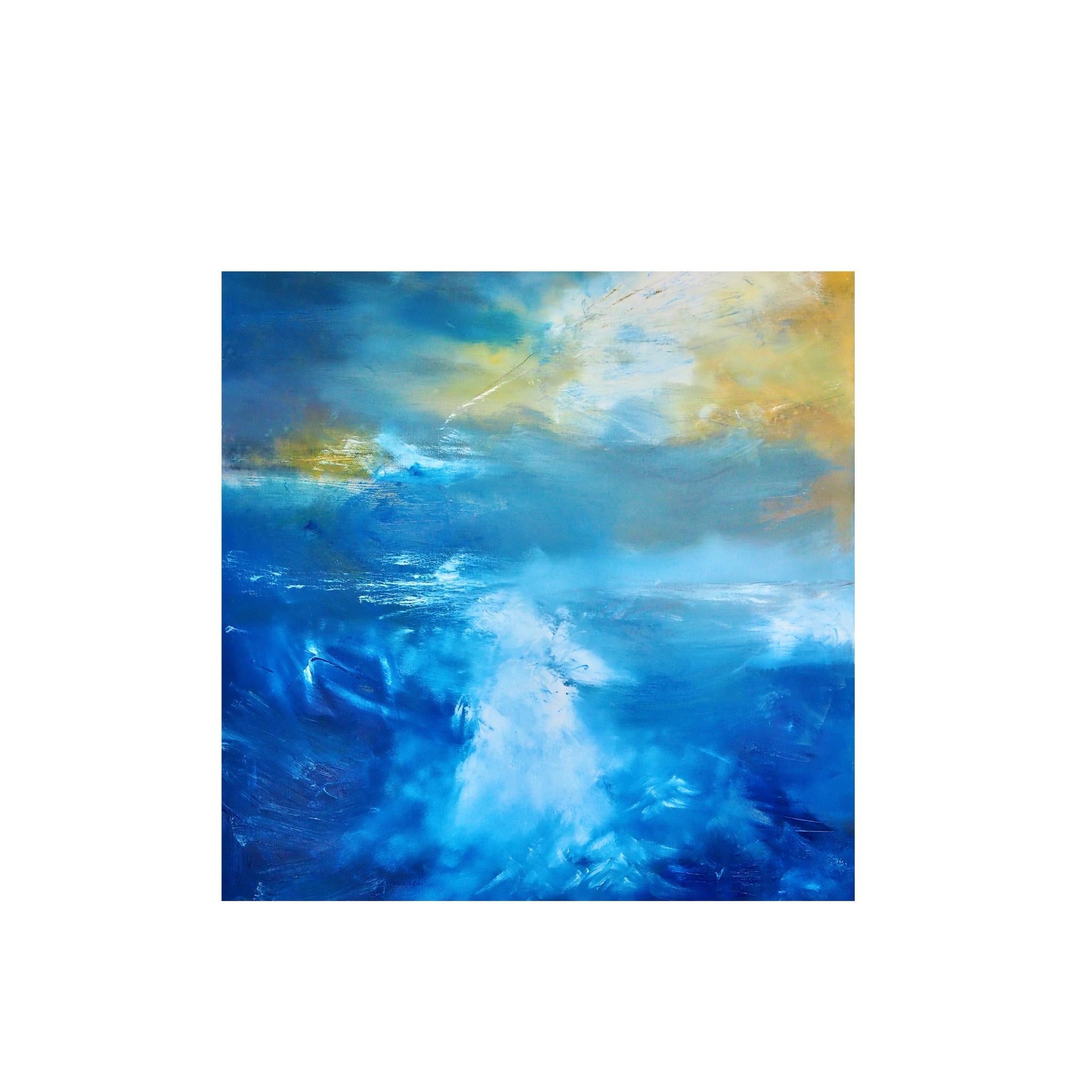 Tempesta chiara - Painting Astratto di Laura Weekes