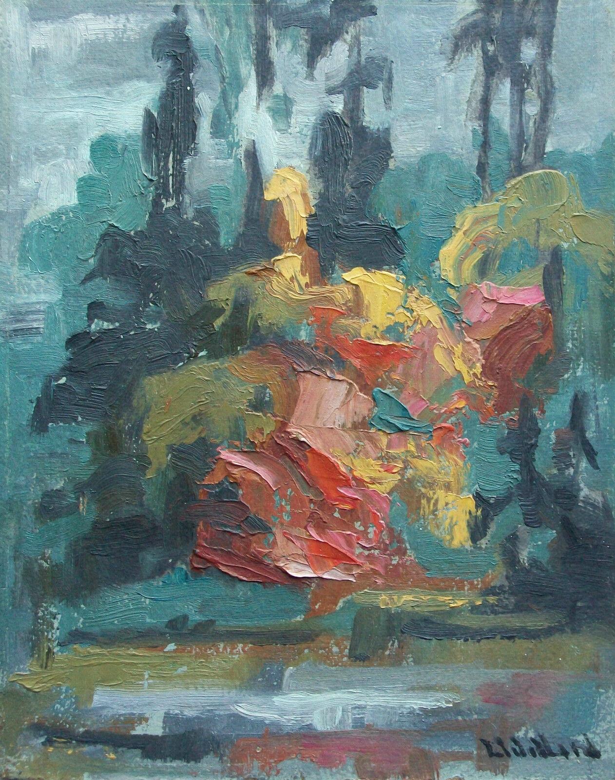 Laura Wellard, Cacophony, Mid Century Expressionist Painting, Canada, C.1969 In Good Condition For Sale In Chatham, ON