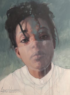 Large Portrait Study Oil Painting "Soft but not Silent"
