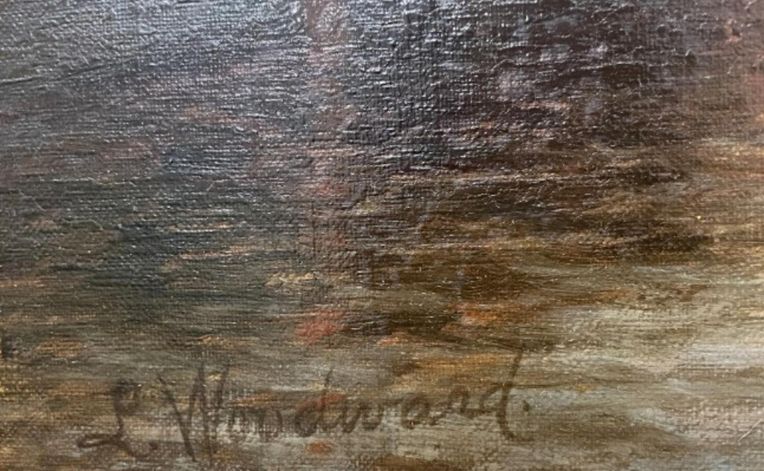 „Gloucester Harbor“ Laura Woodward, Cape Ann Marineszene, Hudson River School im Angebot 2