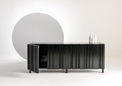 Buffet bas "Bamboo Lounge" de Laurameroni avec décor en bois 3D