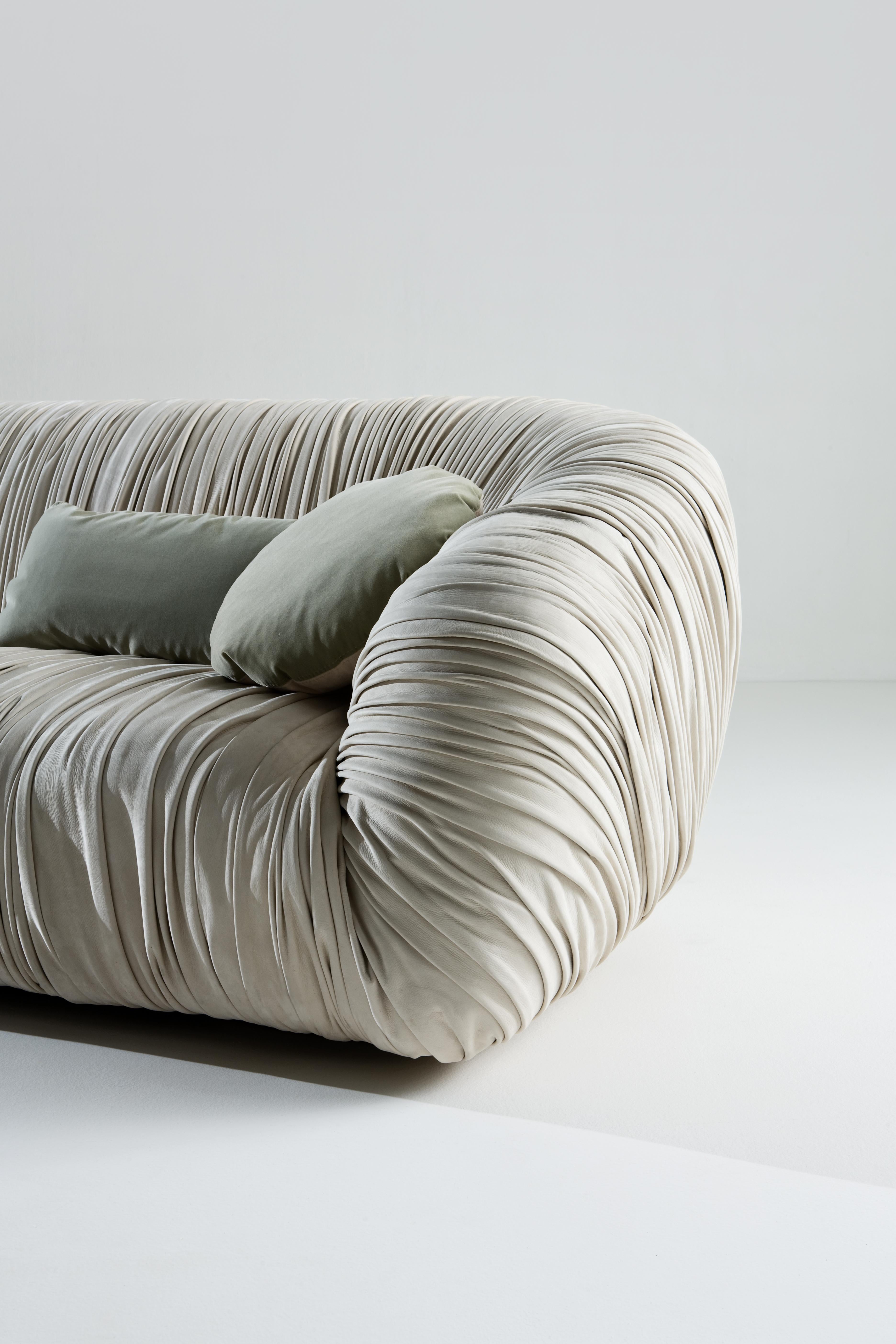 Laurameroni Custom Draped Sofa 