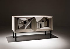 Laurameroni "Dentro il Paesaggio" Limited Edition inlaid Sideboard by M. Jori