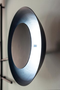 Laurameroni "Gaia" Big Hanging Lamp in Black Iron Cenere for Ceiling & Wall