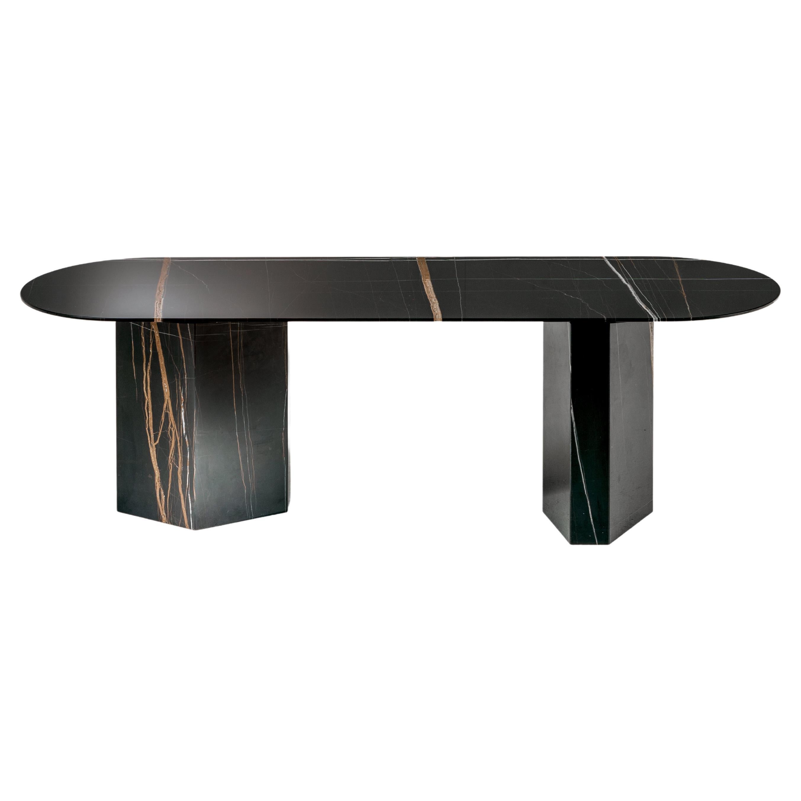 Laurameroni "Imperfetto" Coffee Tables Set in Custom Materials For Sale