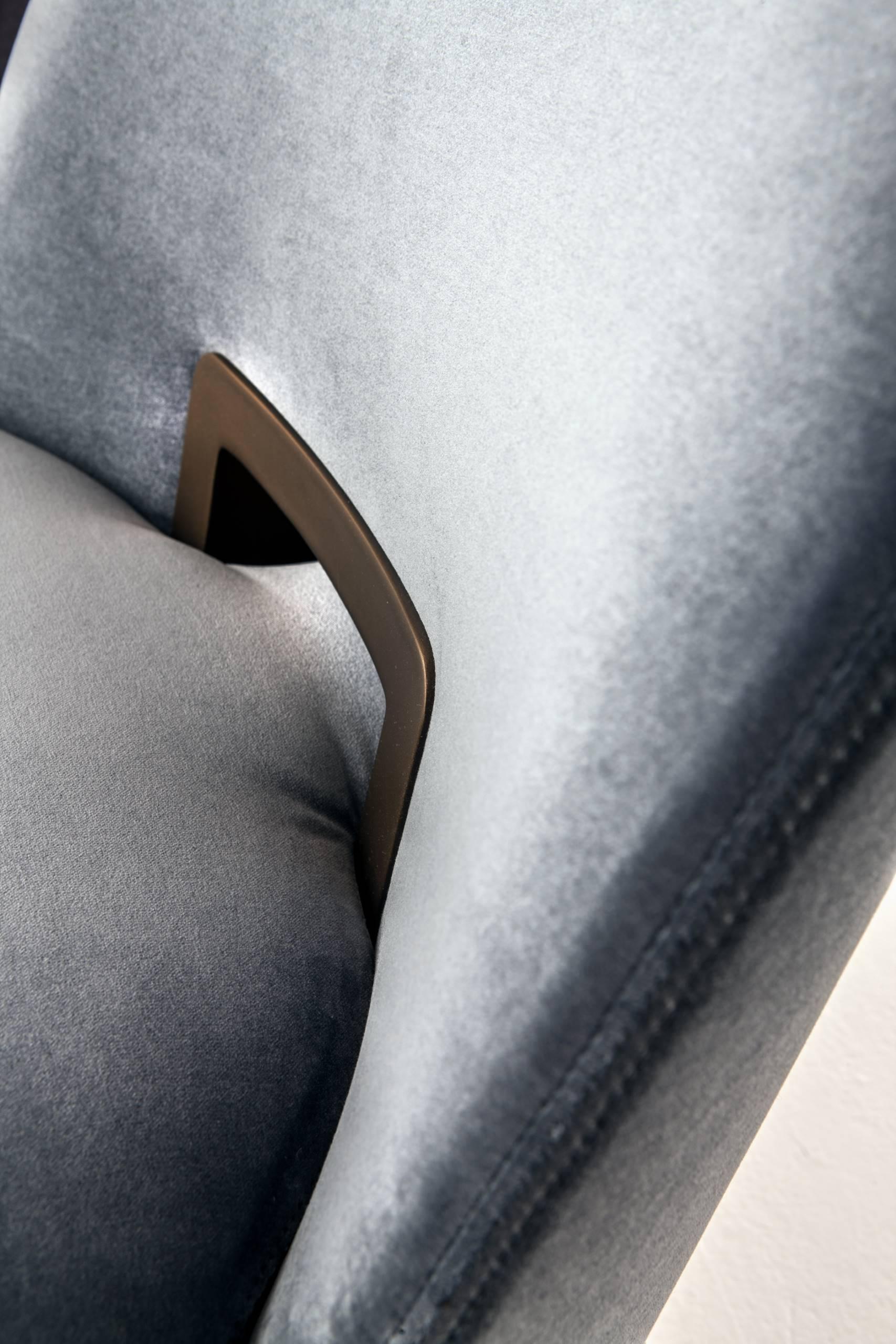 italien Petit fauteuil Laurameroni « Margaret » avec poignée par Cesare Arosio en vente