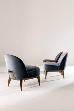 Poltroncina Laurameroni "Margaret" con maniglia di Cesare Arosio