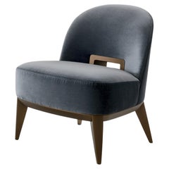 Sillón pequeño con asa Laurameroni "Margaret" de Cesare Arosio
