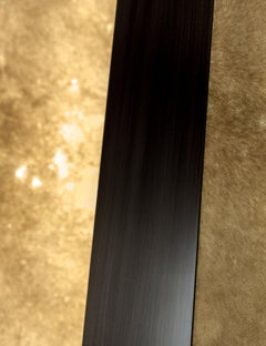 Laurameroni "Mayfair" Wall Lamp Applique in brass and parchment by Mauro Fabbro