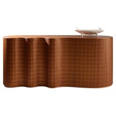 Laurameroni Modern Console "Infinity" in Textured Wood Lacca 61