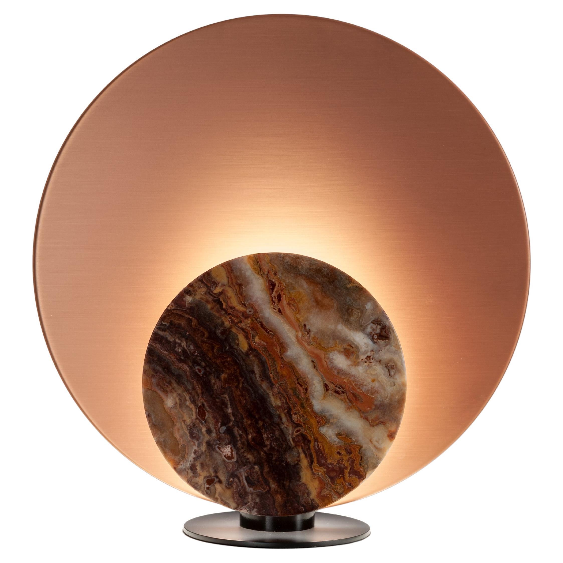 Laurameroni Modern Table Lamp "Clis" in Custom Materials For Sale