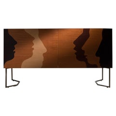 Credenza intarsiata Laurameroni "Silenzio" in edizione limitata di Robert The Hromec