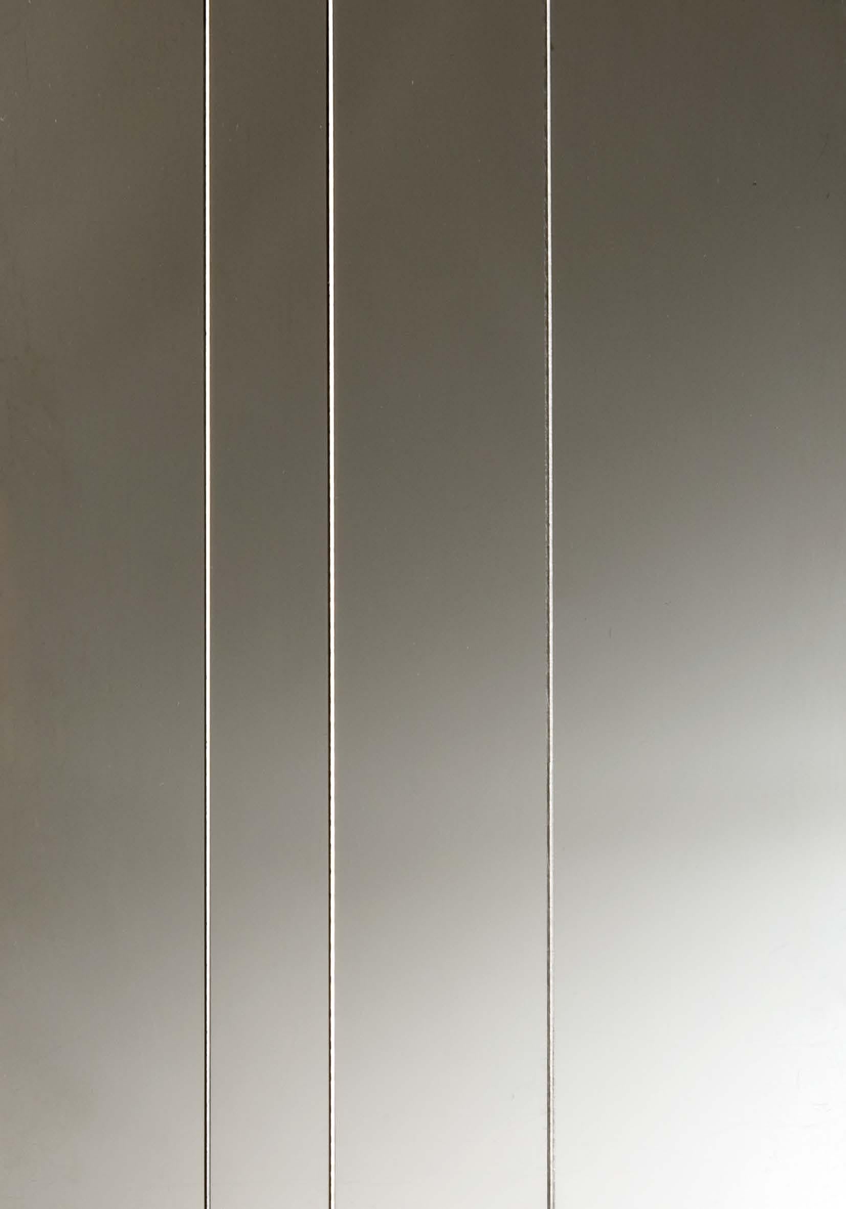Laurameroni ST 51, maßgefertigter rechteckiger Metall-Esstisch aus schwarzem Eisen „Cenere“ im Angebot 3