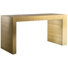 Console de luxe "Stars" de Laurameroni en métal personnalisé et dimensions spéciales