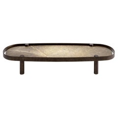 Antique Laurameroni "Tray" Coffee Tables Set in Custom Materials