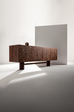 Laurameroni "Unlimited" threedimensional sideboard in veneered wood