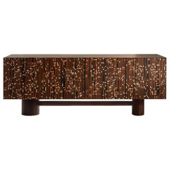 Laurameroni "Unlimited" threedimensional sideboard in veneered wood