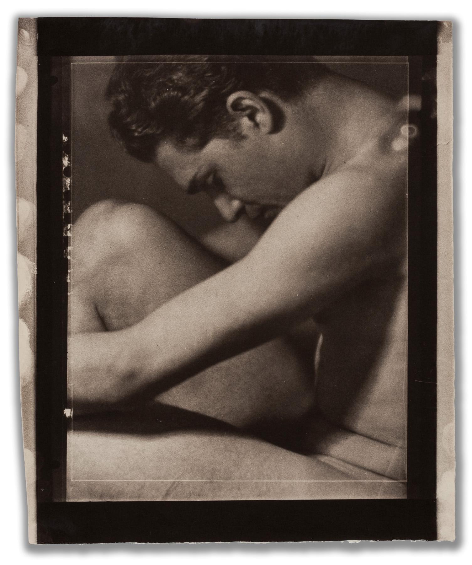 Male Nude - Photograph by Laure Albin-Guillot