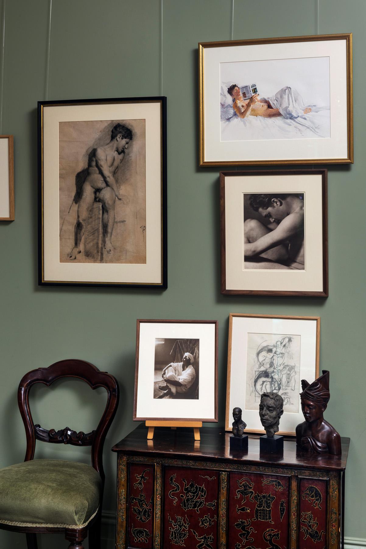Male Nude - Art Deco Photograph by Laure Albin-Guillot