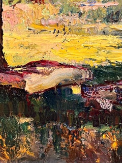 "Beneath the Tree's Shade" by Laure Stella Bruni - Oil on Canvas - 89x116 cm