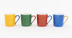 Laure Japy "Les Mouchetes" Cups & Saucers, 21 Pcs.