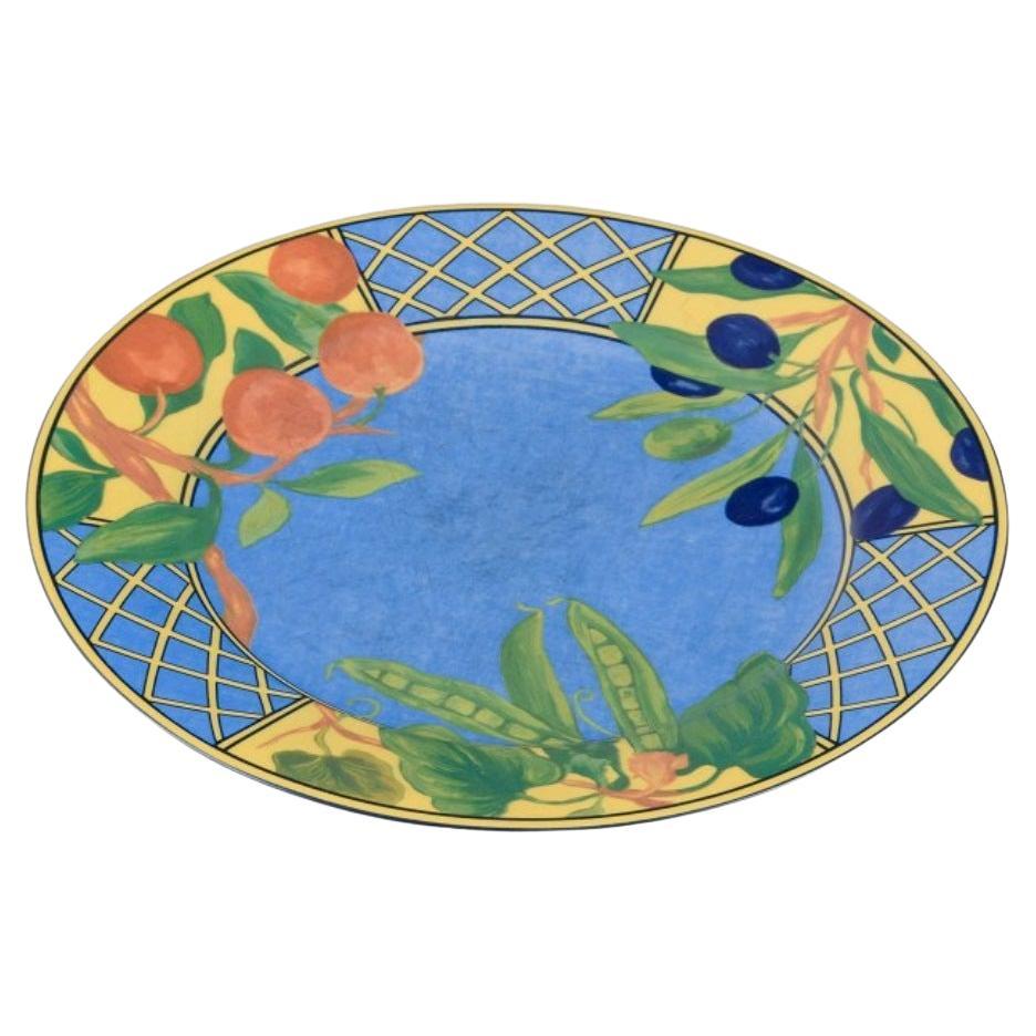 Laure Japy, París / Limoges, Francia. Tapa de porcelana. Motivo frutal.
