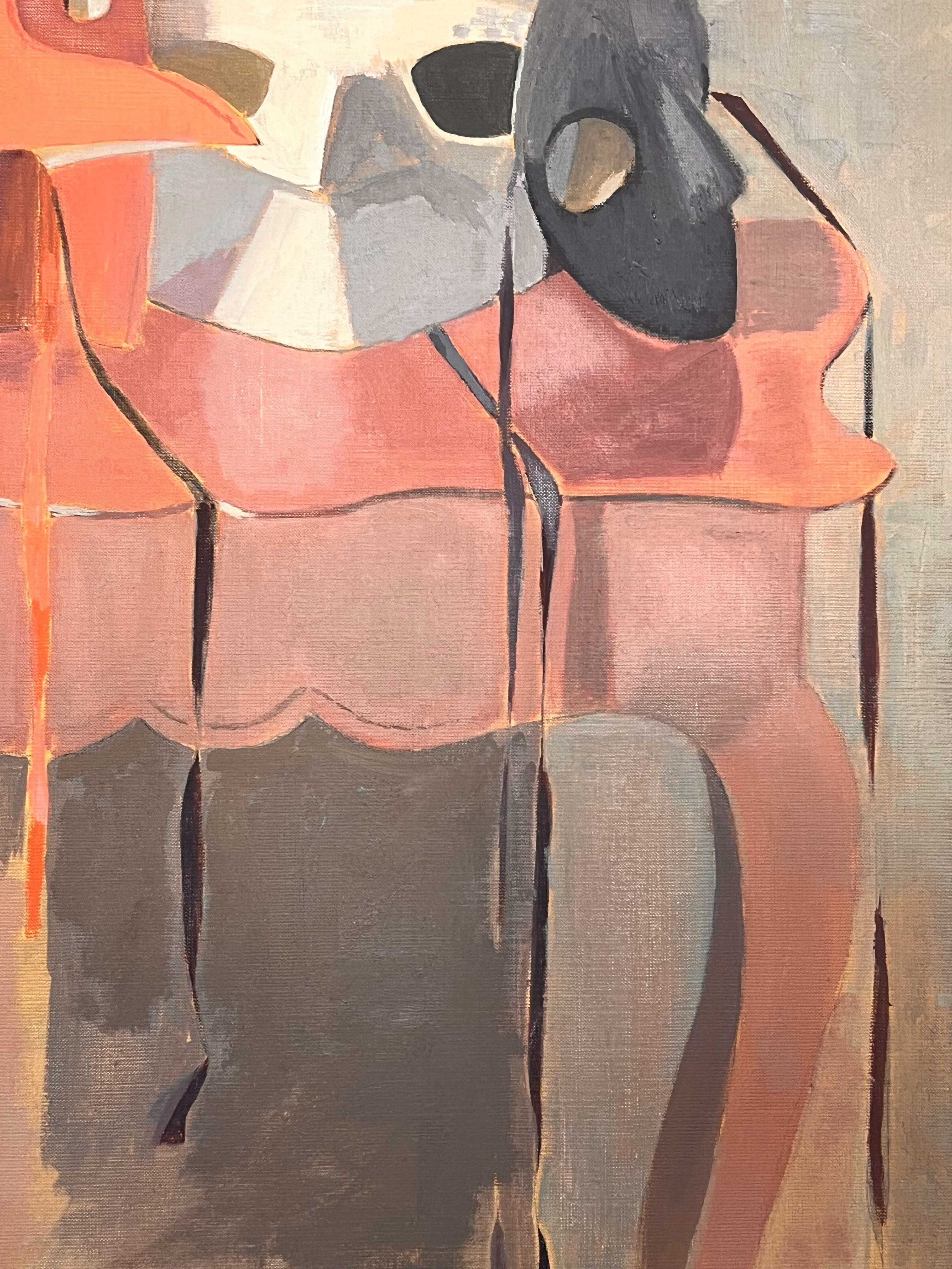 Venezianische Masken
von Laure Noetzin-Azam (Französisch 1929-2024), Schülerin von André LHOTE
Öl auf Leinwand, ungerahmt
Leinwand: 29 x 21,5 Zoll
Provenienz: Alle Gemälde, die wir von diesem Künstler besitzen, stammen aus dem Nachlass des Künstlers