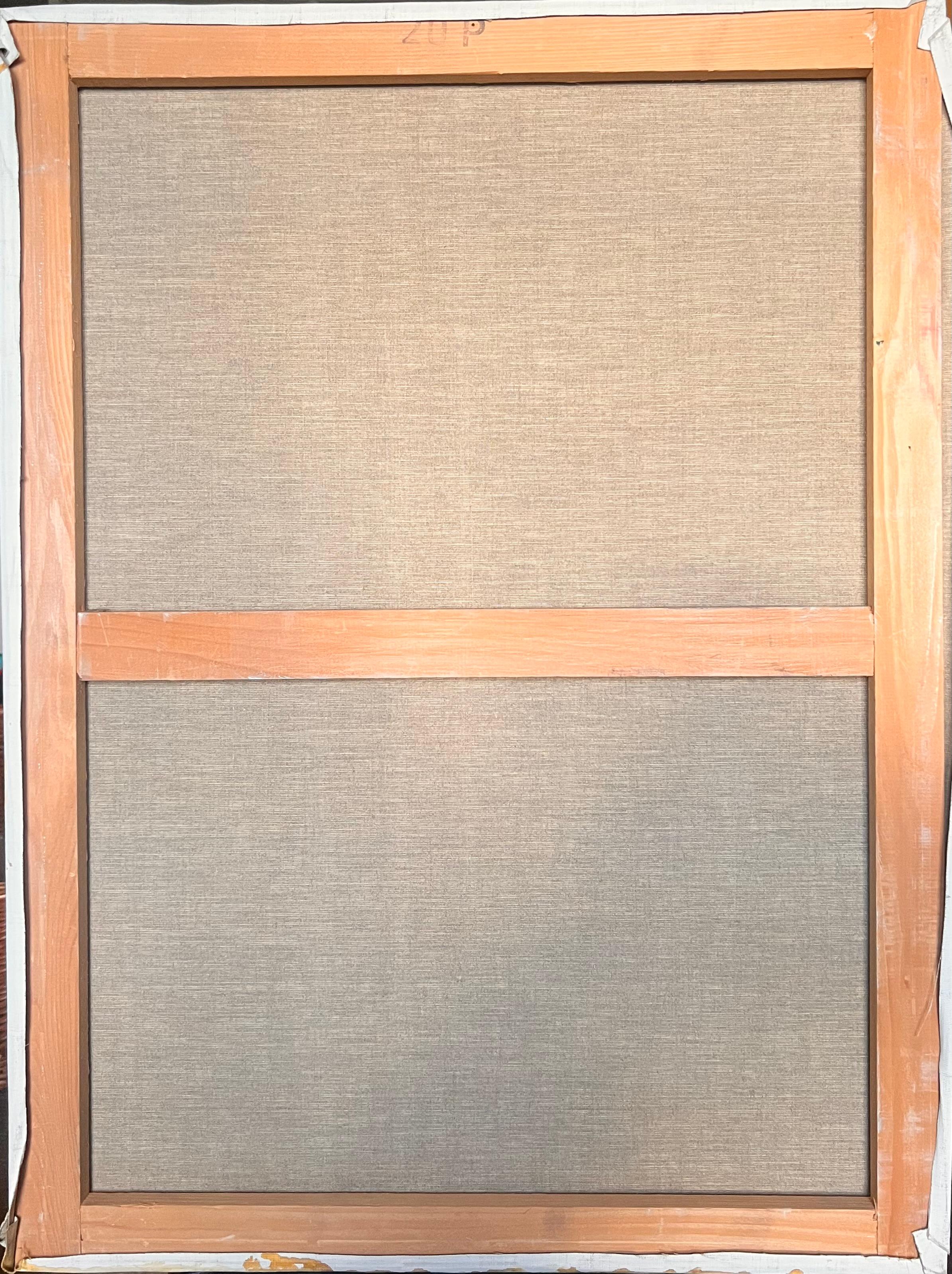 20. Jahrhundert Französisch Modernist Ölgemälde venezianischen Masken Stillleben im Angebot 2