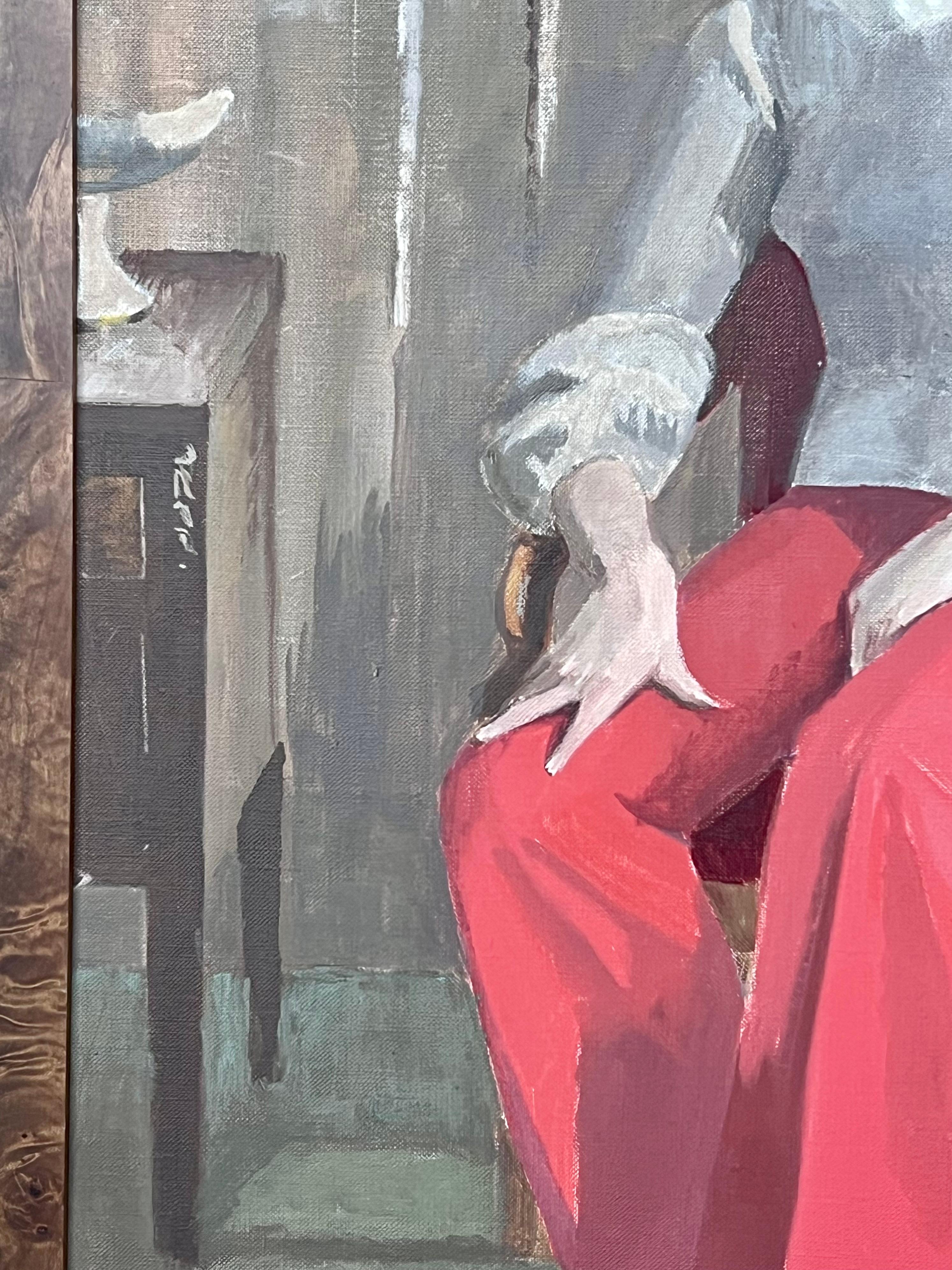 Das Mädchen mit den roten Hosen
von Laure Noetzin-Azam (Französisch 1929-2024), Schülerin von André LHOTE
signiert oben links
Öl auf Leinwand, gerahmt
Gerahmt: 26 x 21 Zoll
Leinwand: 25,5 x 20 Zoll
Provenienz: Alle Gemälde, die wir von diesem