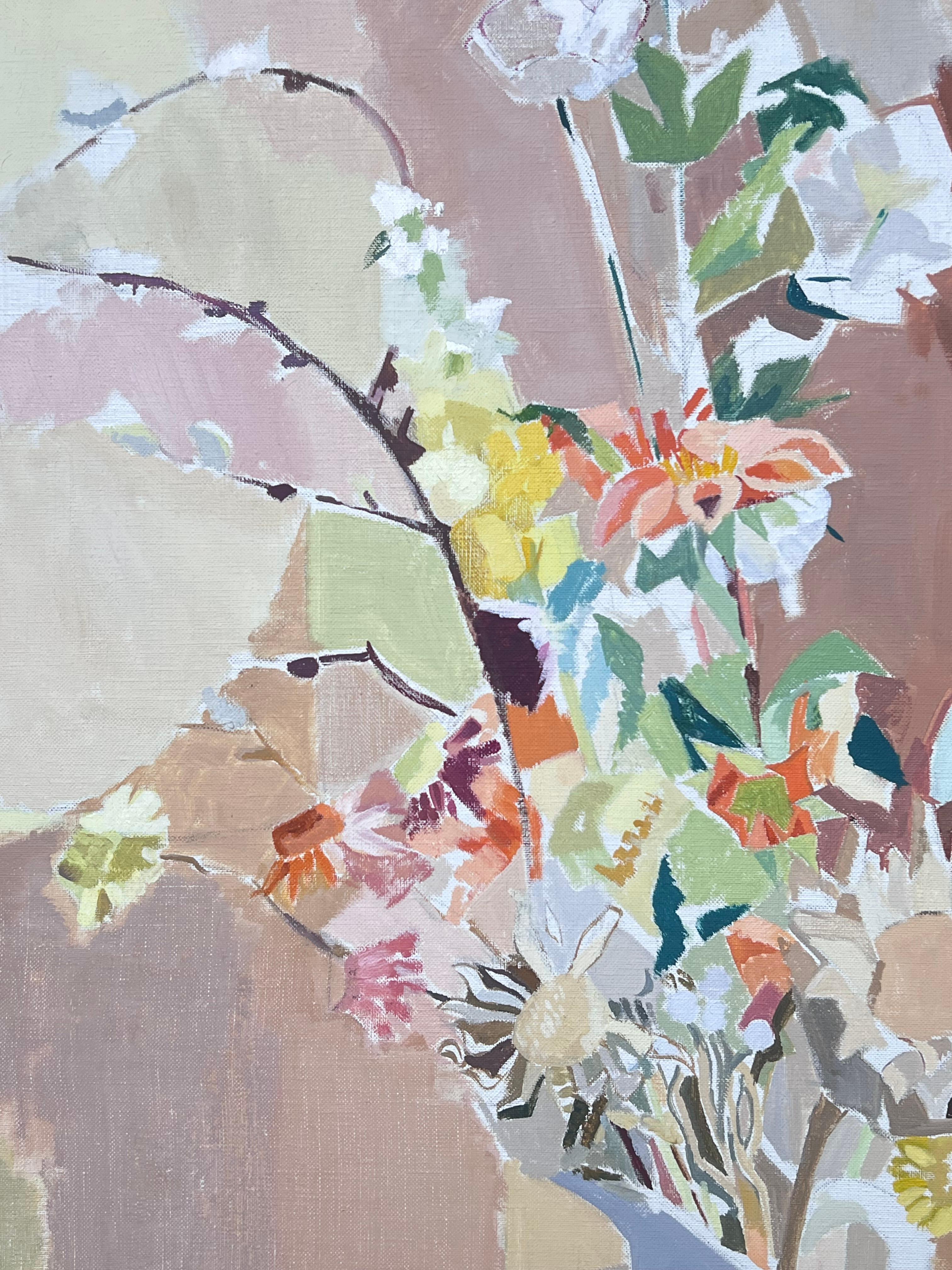 Nature morte de fleurs
par Laure Noetzin-Azam (française 1929-2024) élève d'André LHOTE
huile sur toile, encadrée
encadré : 29 x 24 pouces
toile : 28 x 23 pouces
Provenance : tous les tableaux de cet artiste que nous possédons proviennent de la