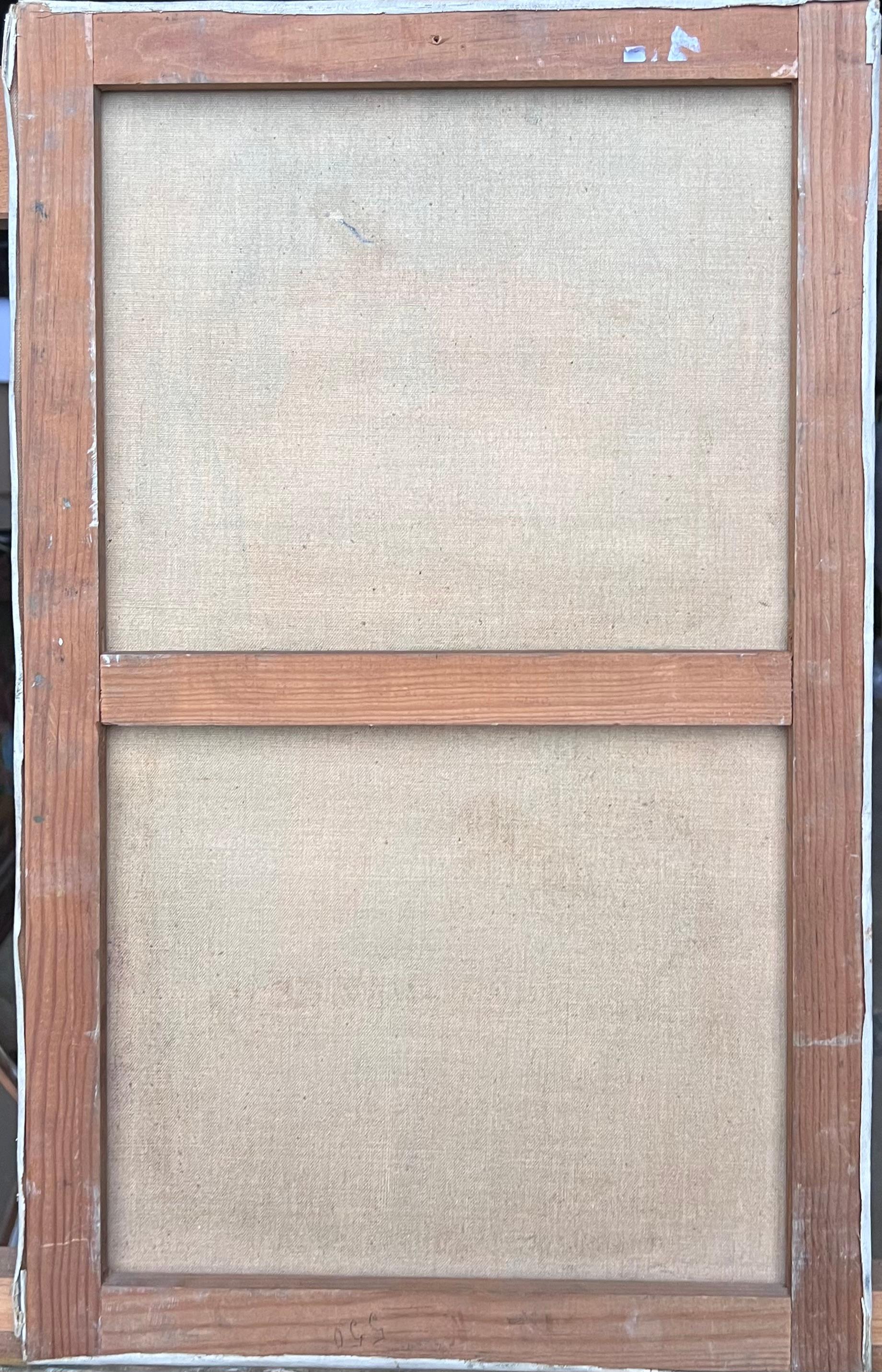 Fine Mitte des 20. Jahrhunderts Französisch kubistischen Ölgemälde Nude Woman Standing im Angebot 4