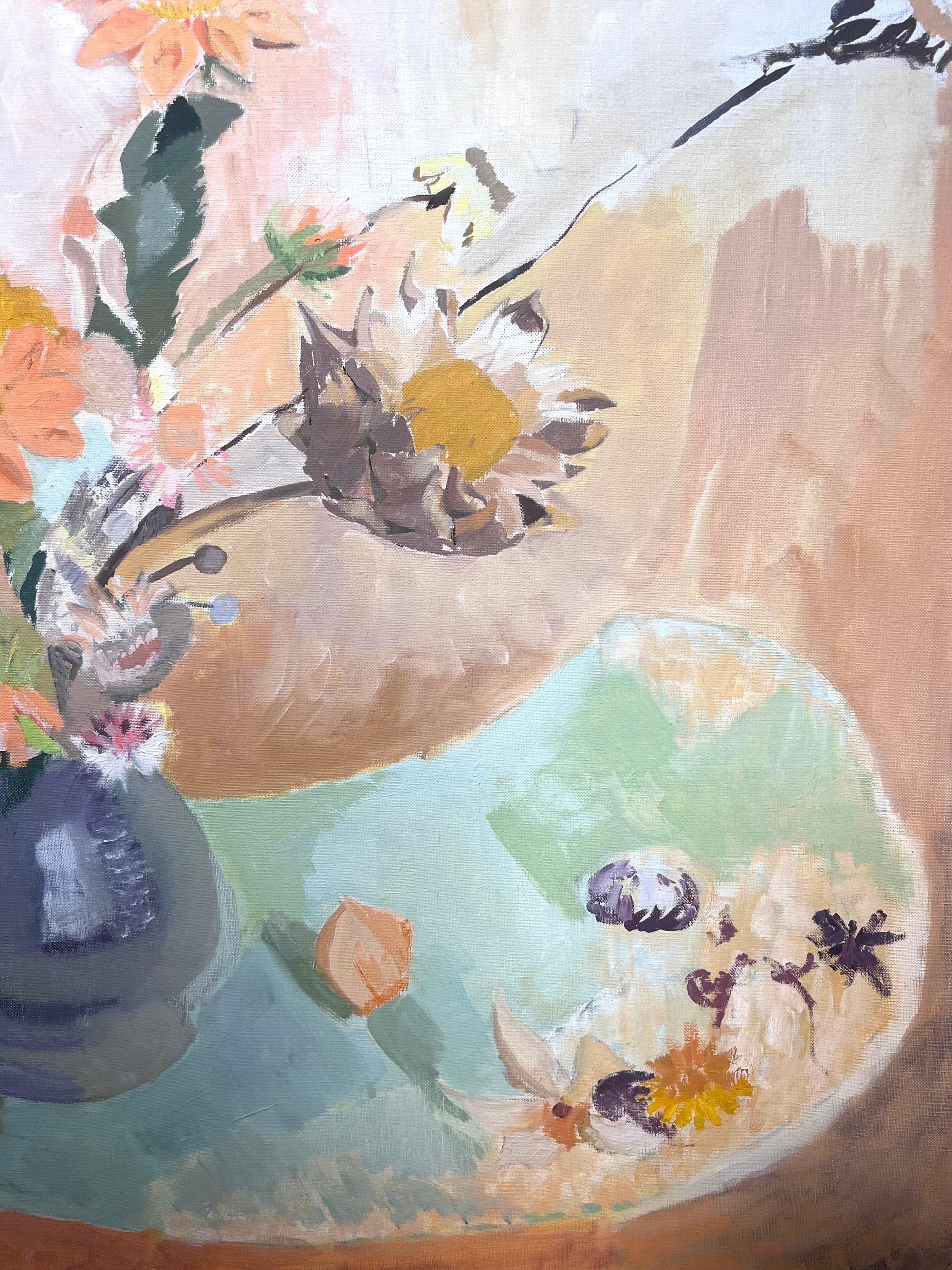 Vase de fleurs
par Laure Noetzin-Azam (française 1929-2024) élève d'André LHOTE
huile sur toile, non encadrée
toile : 31.5 x 30 pouces
Provenance : tous les tableaux de cet artiste que nous possédons proviennent de la succession de l'artiste à