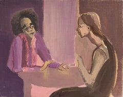 Dos mujeres compartiendo un cigarrillo: un cuadro al óleo del modernismo francés más extravagante del siglo XX