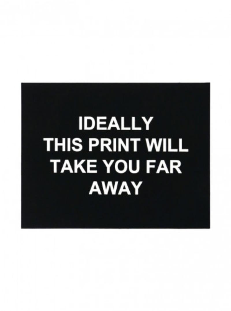 Laure Prouvost Print - Ideally this print will take you far way