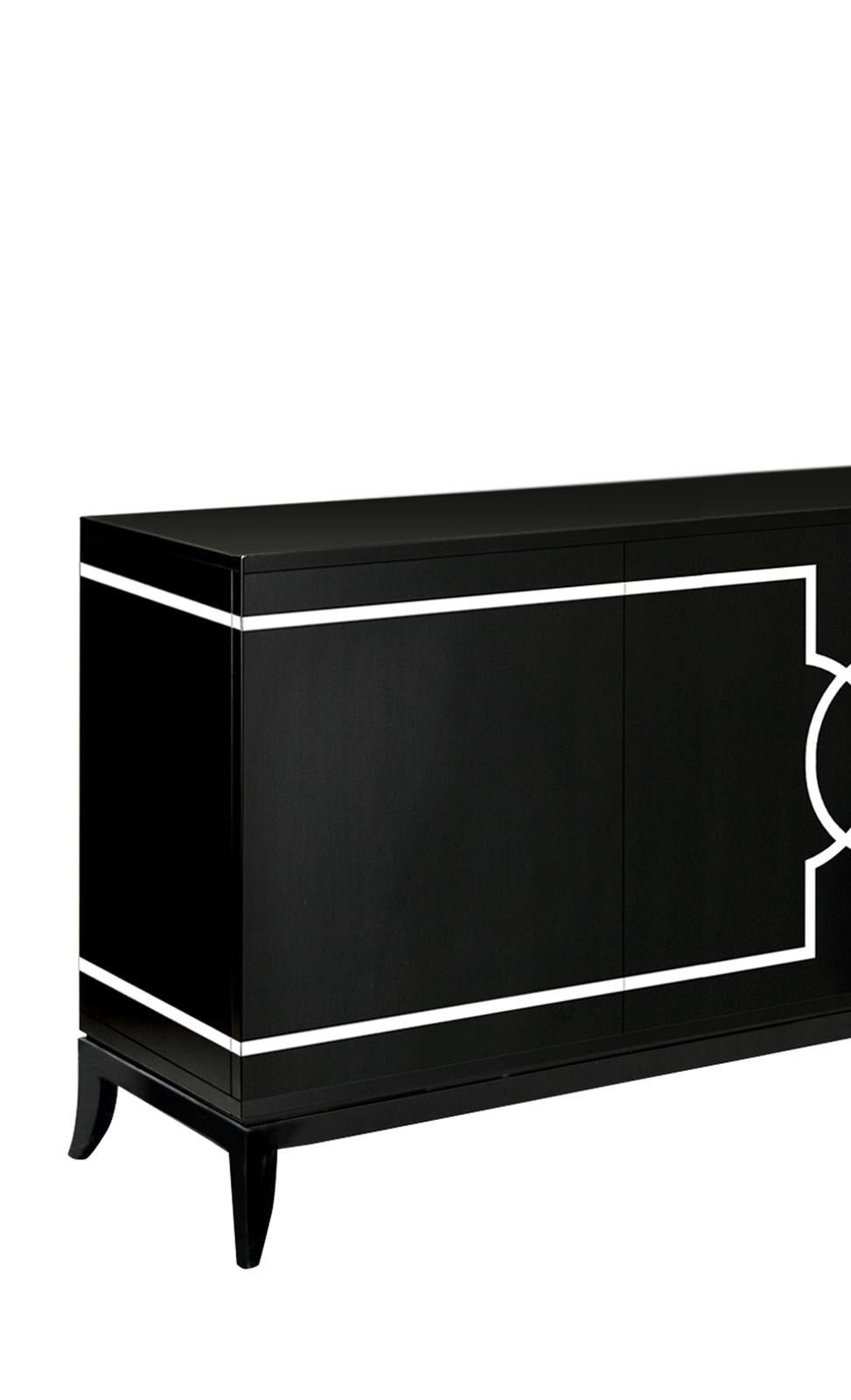 Italian Laure Sideboard with Curved Legs