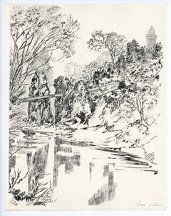 "Belleville-Menilmontant" original etching