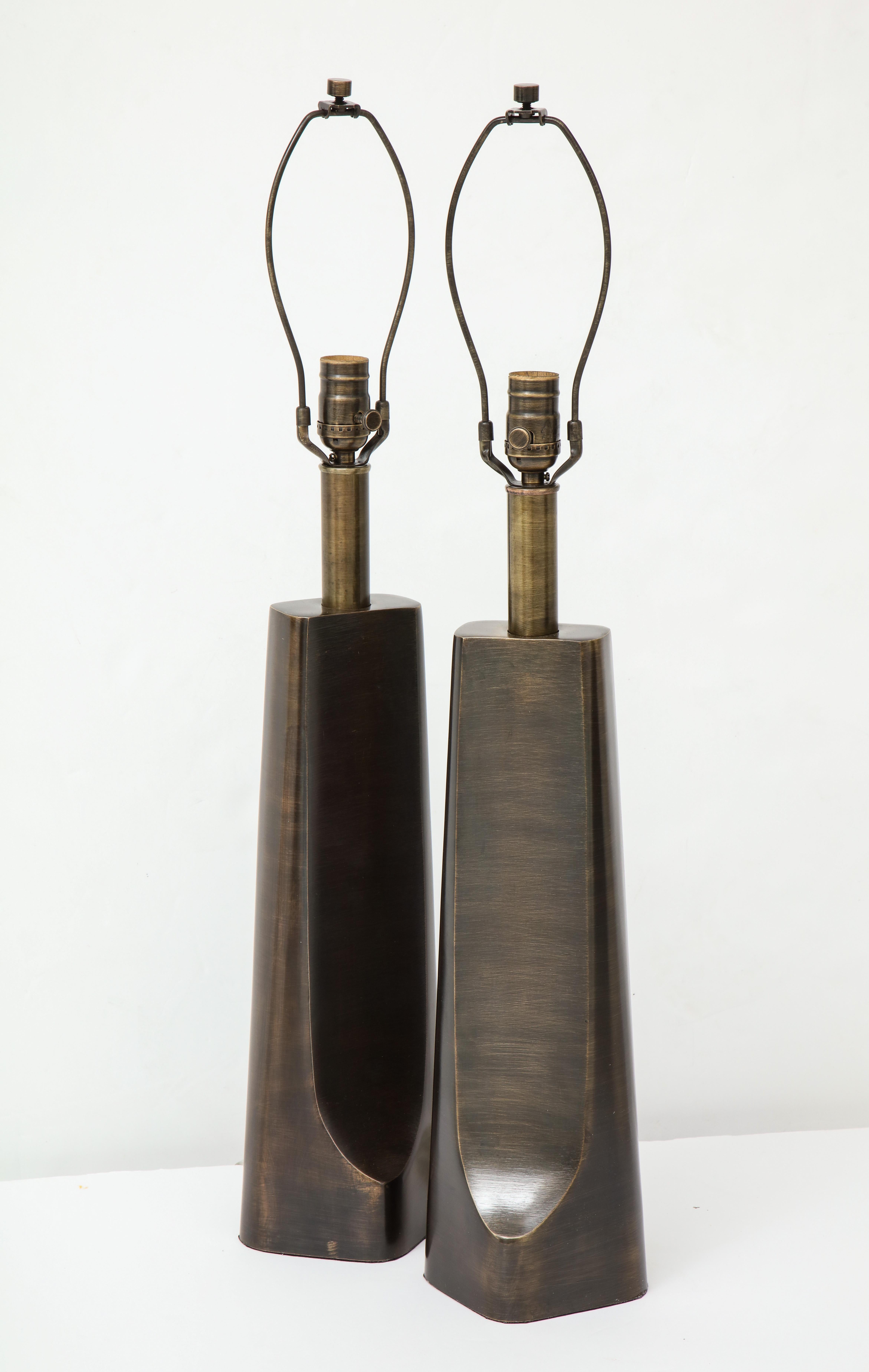 American Laurel Aged Bronze Modern Lamps