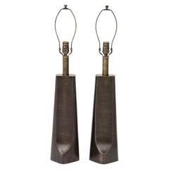 Laurel Aged Bronze Modern Lamps
