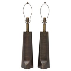 Laurel Aged Bronze Modern Lamps