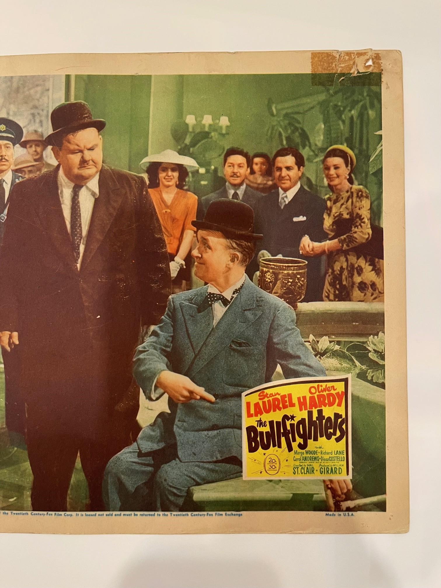 Cards de visite « The Bullfighters » de Laurel et Hardy  en vente 1