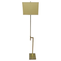 Laurel Brass Floor Lamp