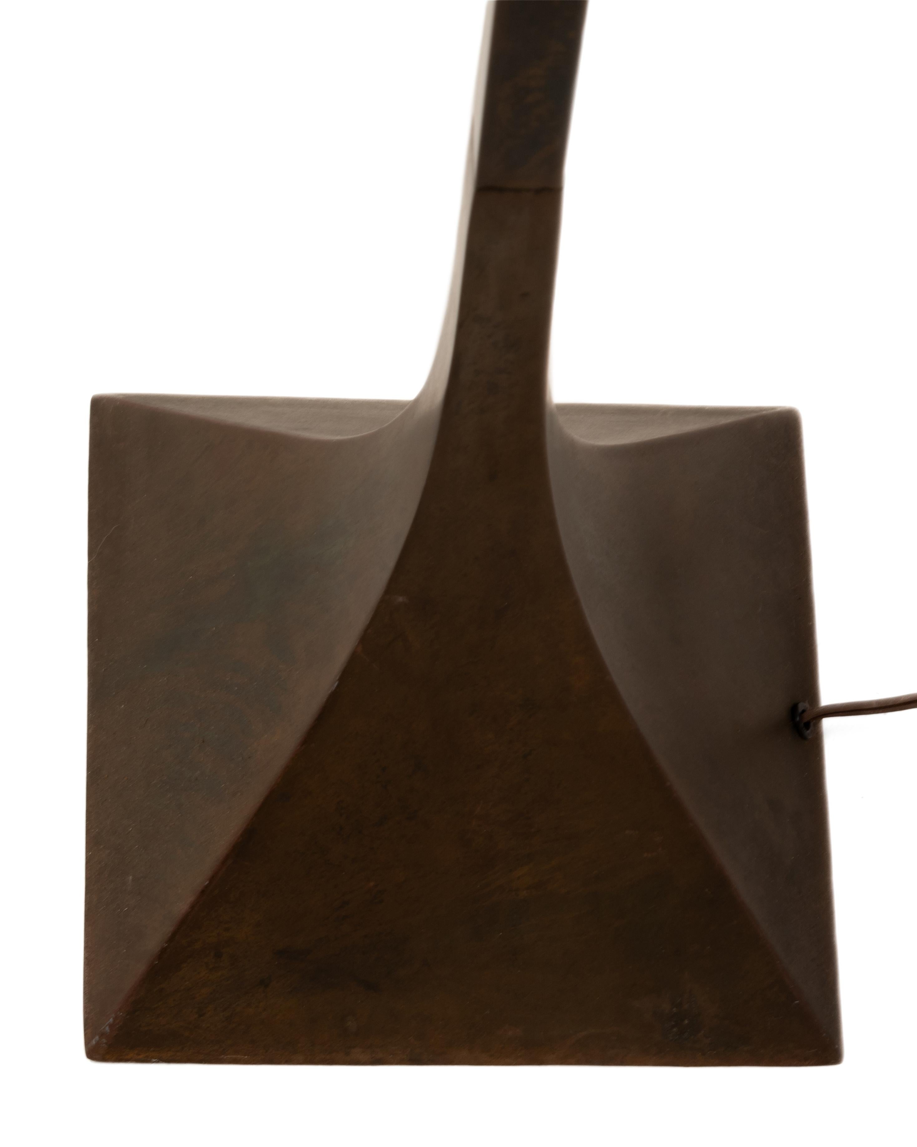 Laurel Bronze Patina Floor Lamp Style of Stewart Ross James Hansen Lighting For Sale 2